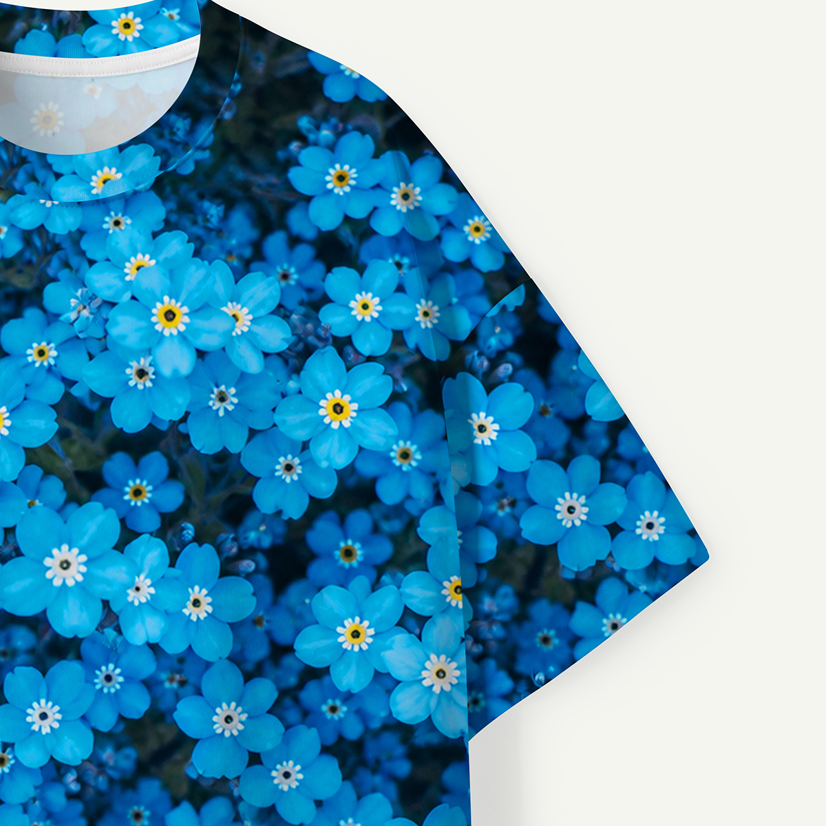 Ocean Blue Wildflower Premium Eco Tee