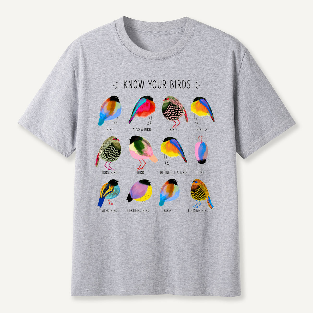 Colorful Bird Guide T-Shirt