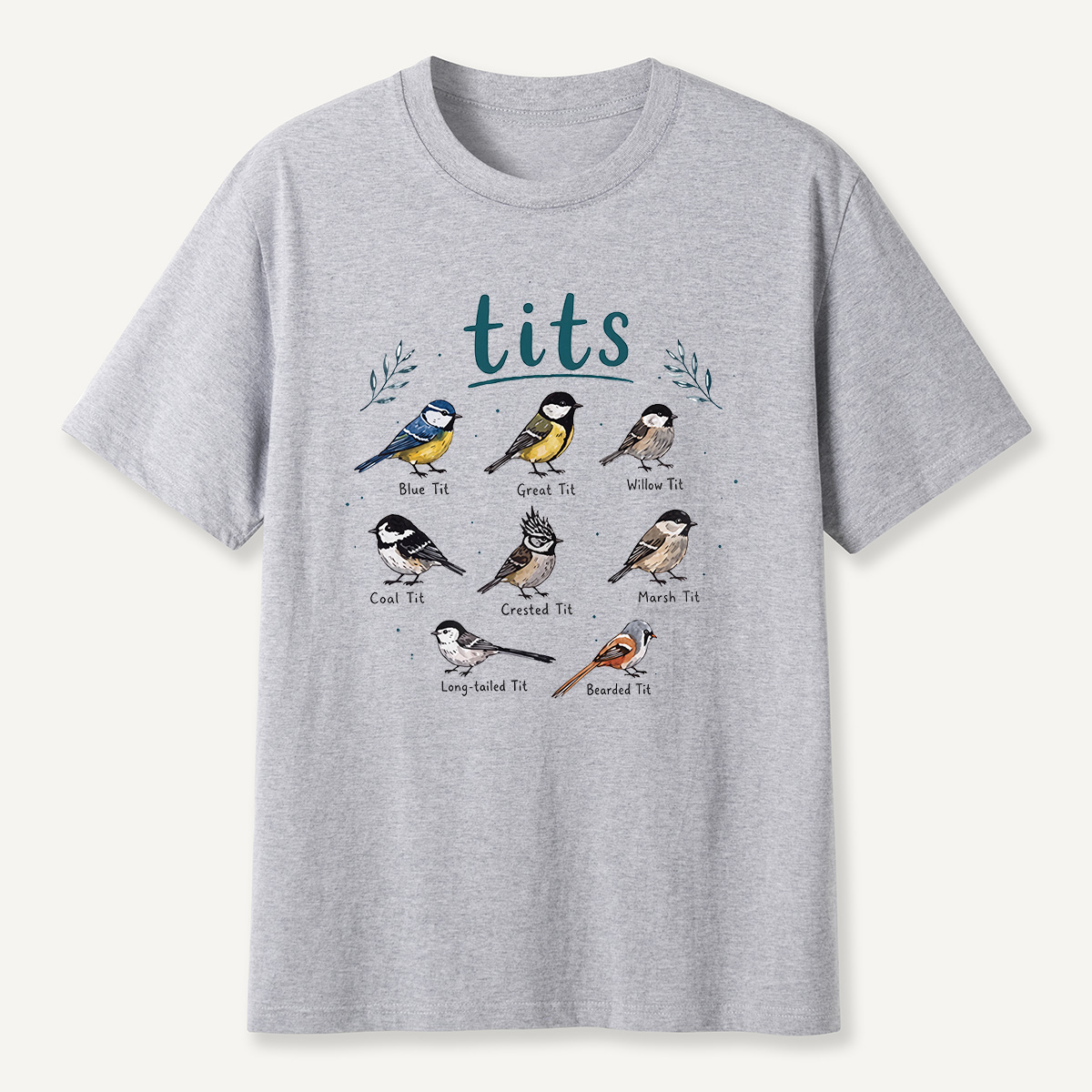 MDCTBYWY26072003 British Tits Identification T-Shirt