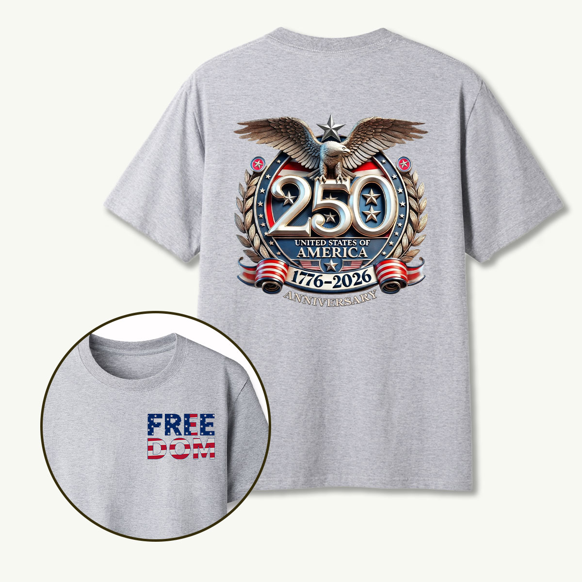 250 United States of America 1776‑2026 Anniversary Eagle T‑Shirt