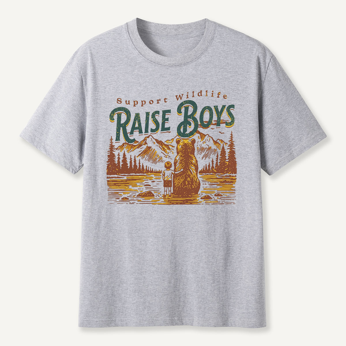 Wilderness Lake Family Bear T-Shirt