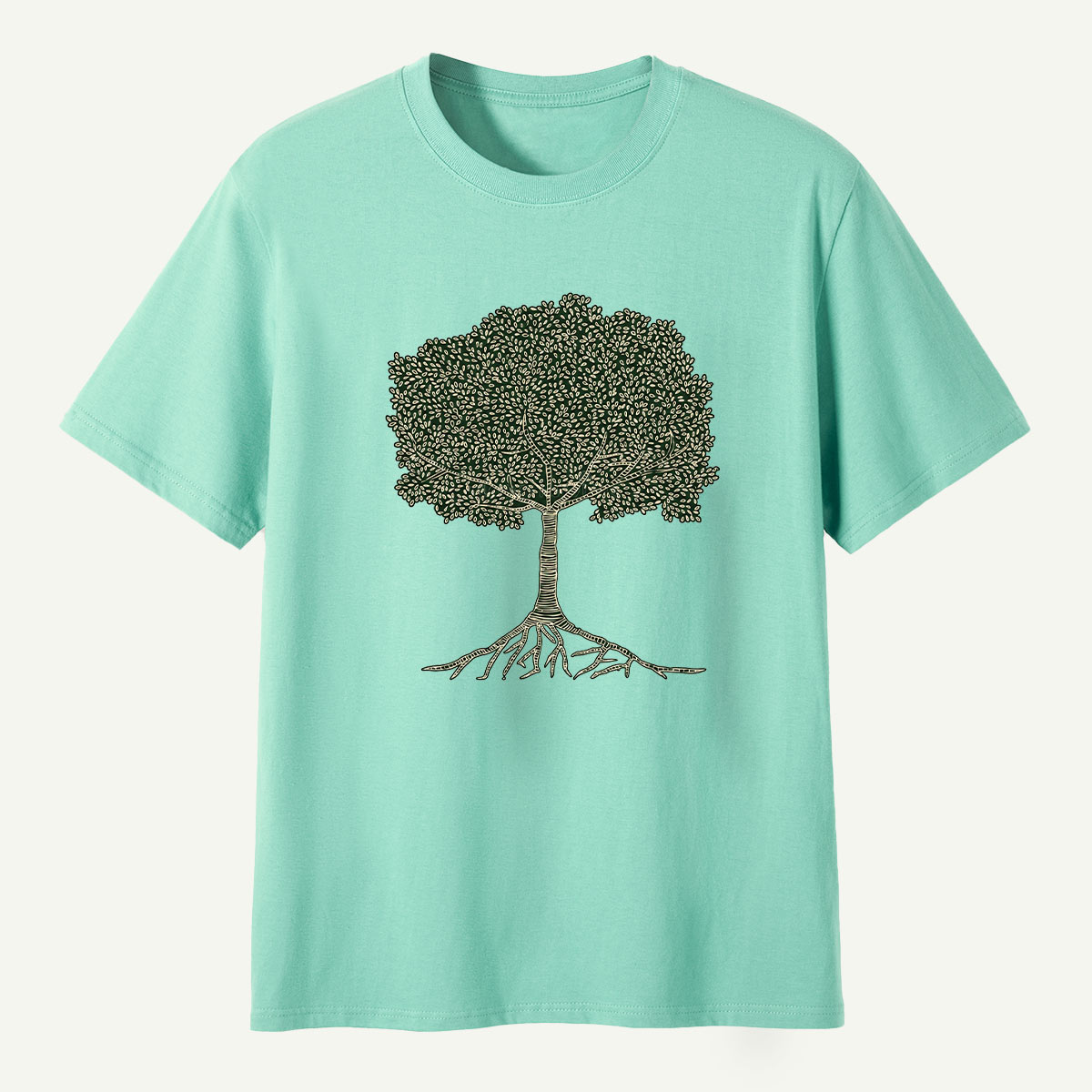 Tree Roots Of Life Silhouette T-Shirt