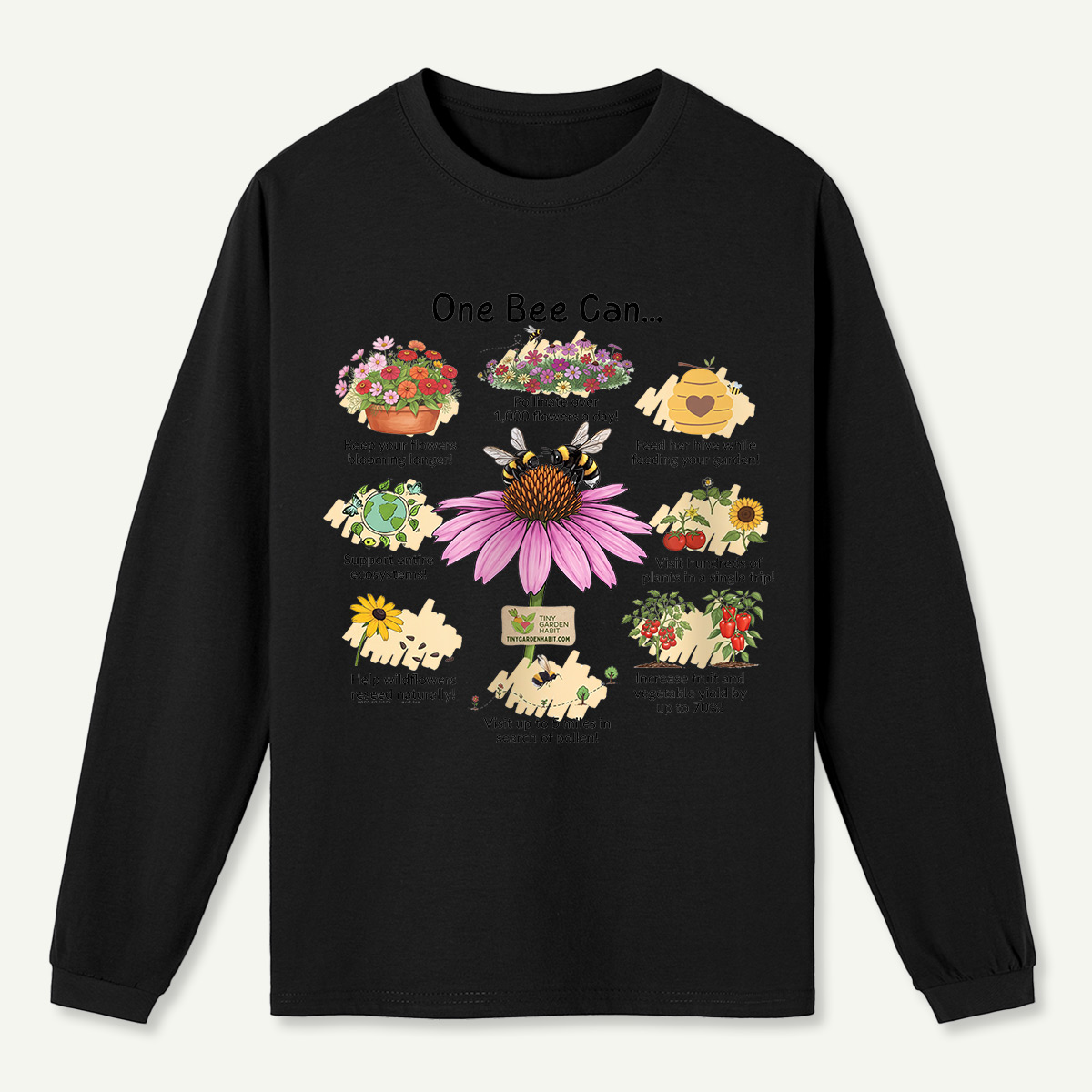 One Bee Can Long Sleeve T-Shirt