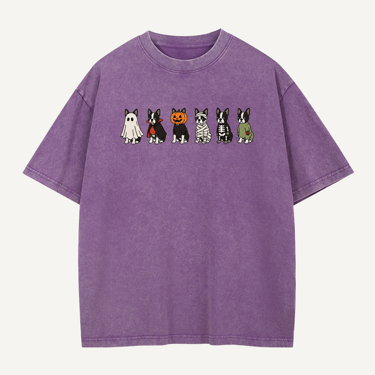 Halloween Costume Crew Washed T-Shirt