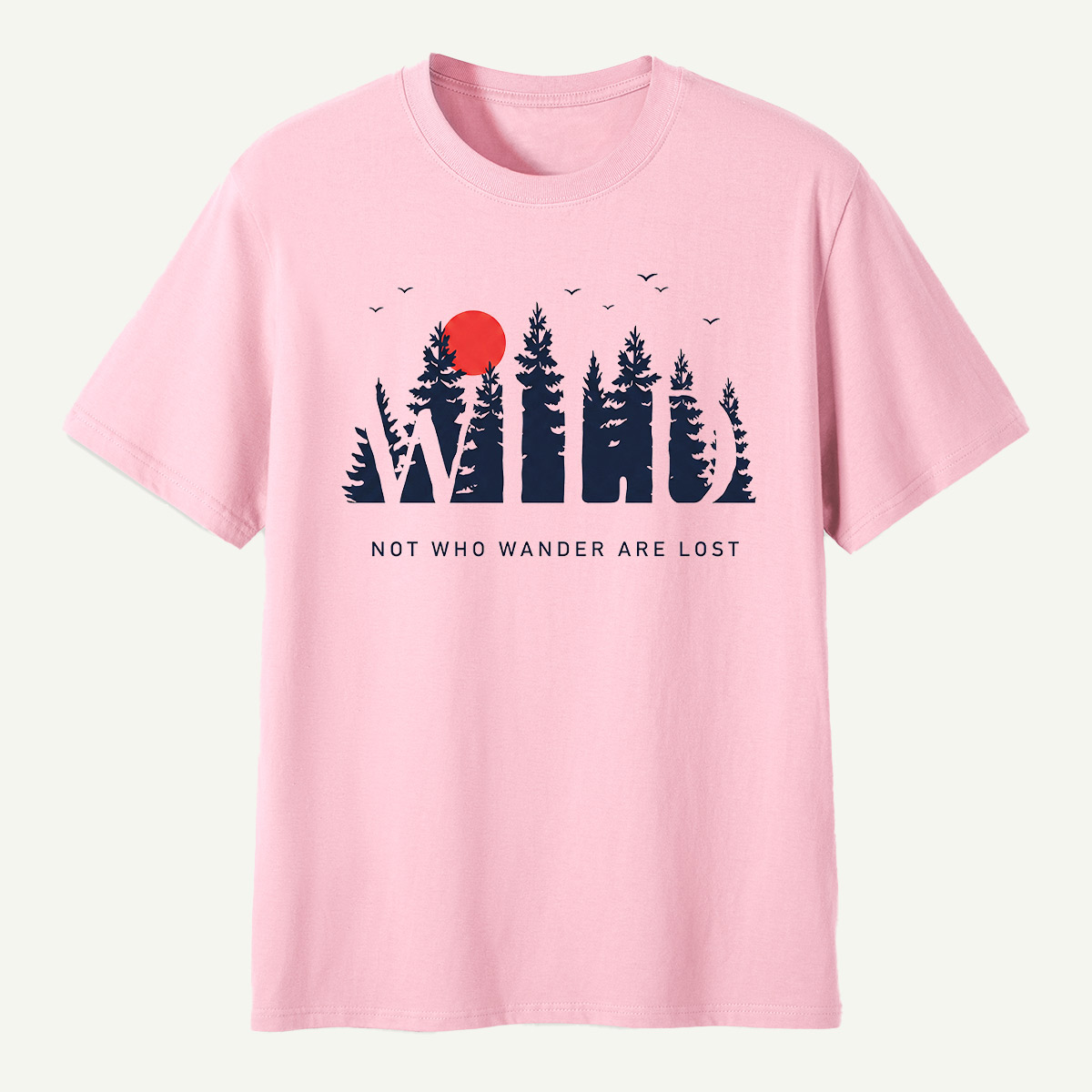 Get Your Nature Ass Lost Pine Forest Sunset T-Shirt