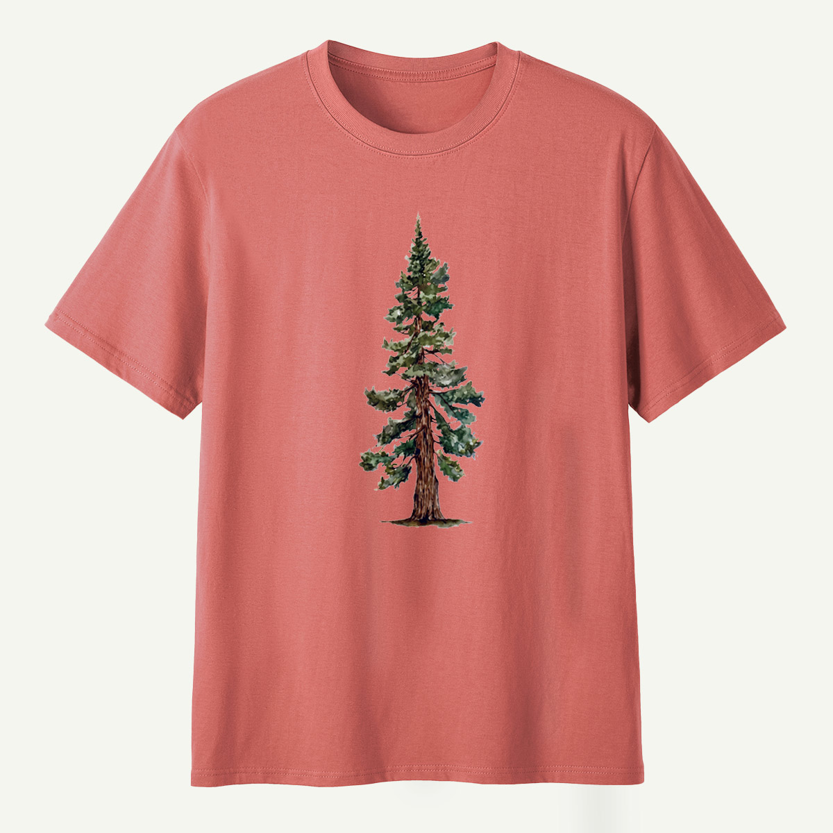 Watercolor Evergreen Pine Tree T-Shirt