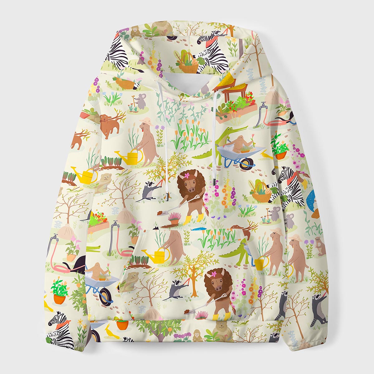 Garden Animals Kids Premium Eco Hoodie