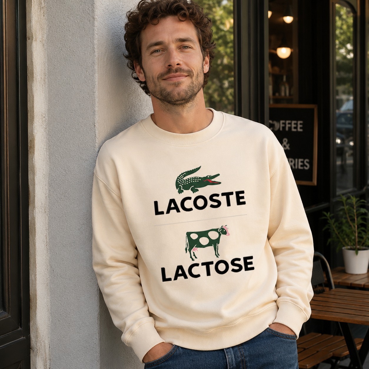 Crocodile Cow Wordplay Sweatshirts