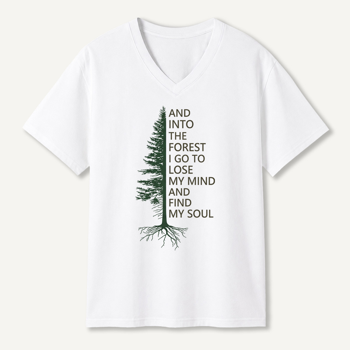 Vintage Heron Wetland Bird Nature V-neck T-Shirt