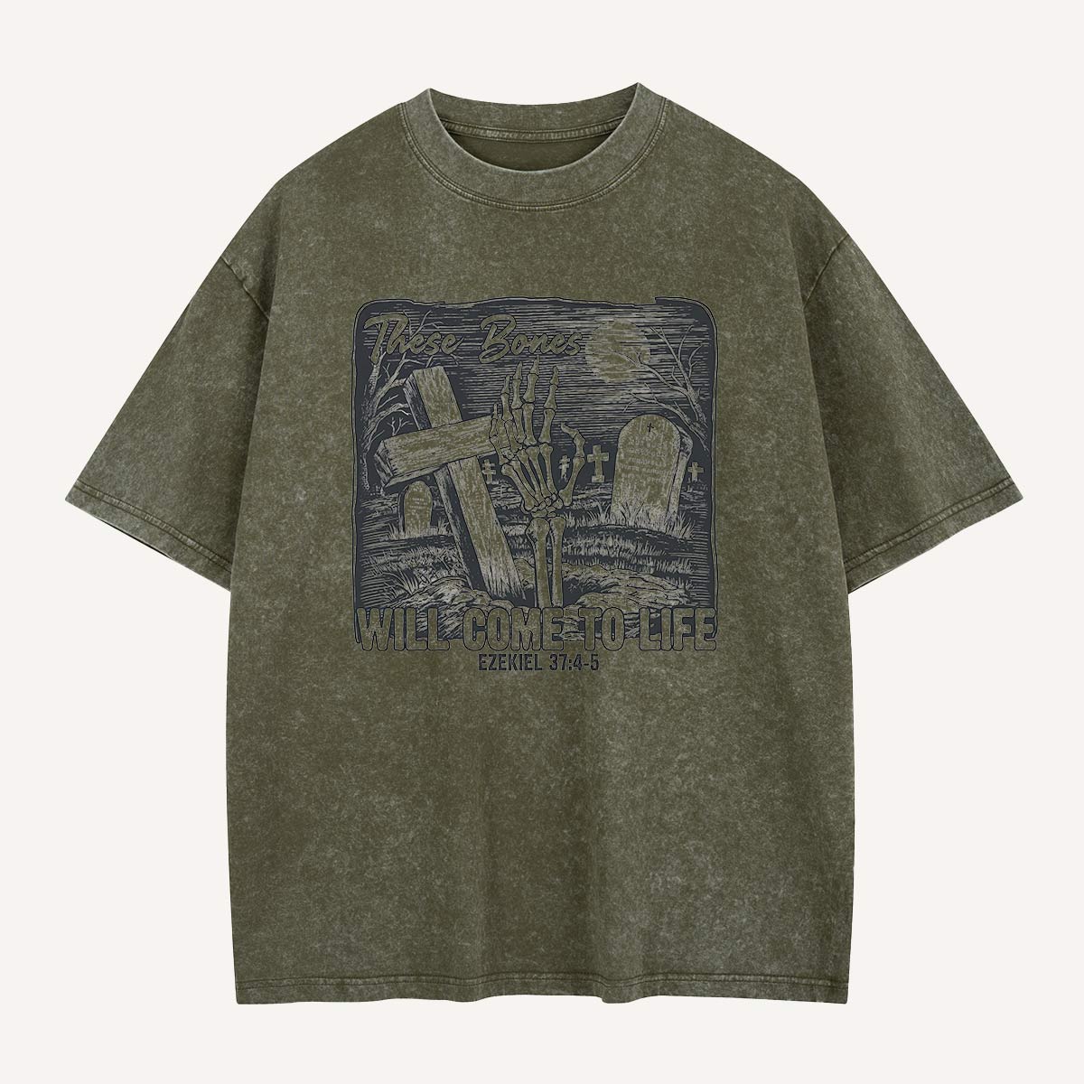 These Bones Will Come to Life Washed T-Shirt