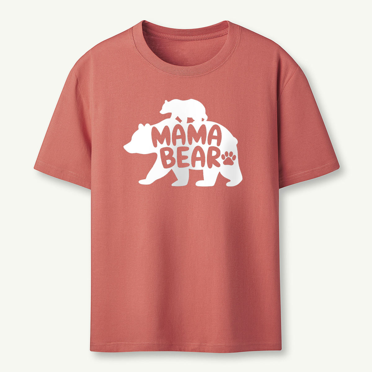 Adorable Mama Bear Silhouette T-Shirt