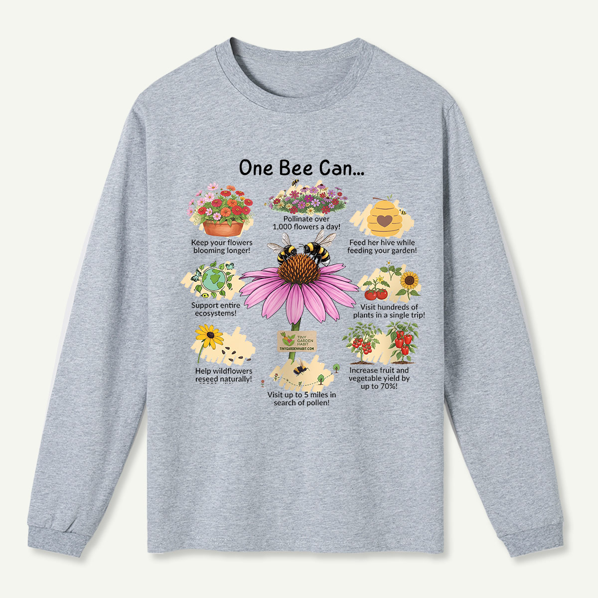 One Bee Can Long Sleeve T-Shirt