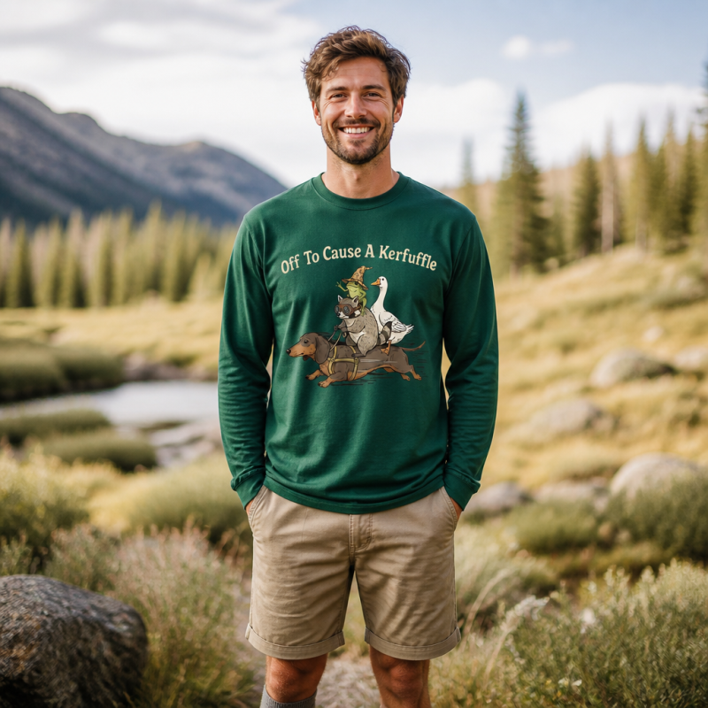 Off To Cause A Kerfuffle Long Sleeve T-Shirt