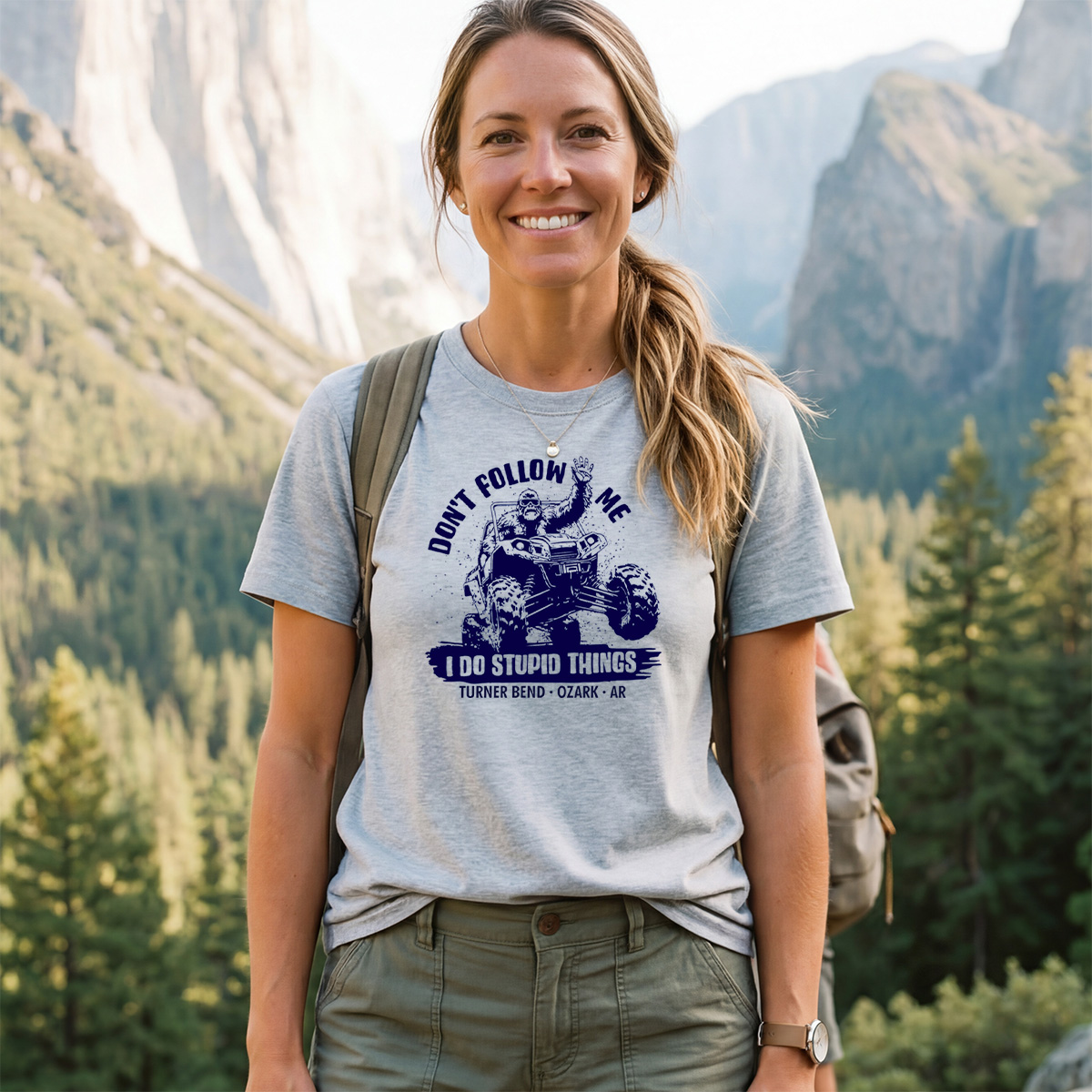 Bigfoot ATV Tee Cotton Classic T-Shirt