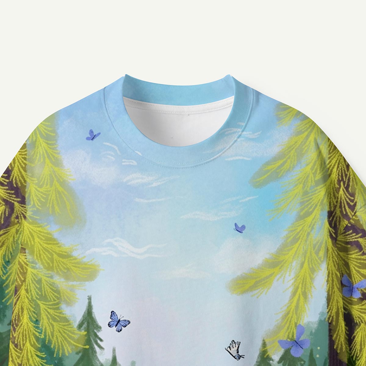 Raccoon Forest Meadow Premium Eco Tee