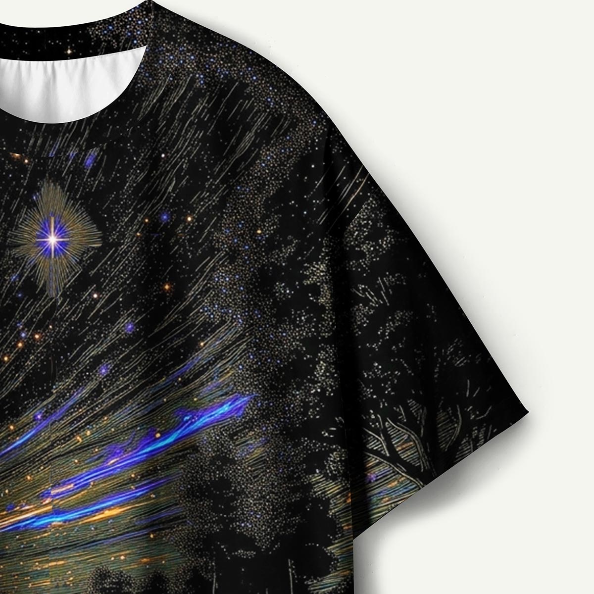 Starry Forest River Night Sky Premium Eco Tee