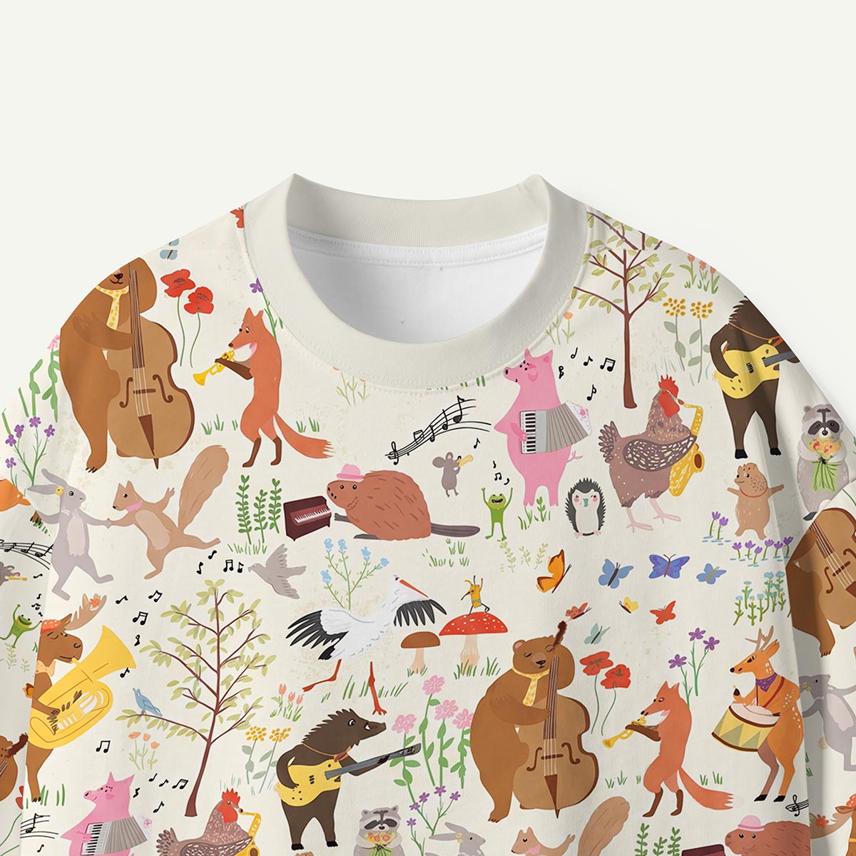 Woodland Animal Band Premium Eco Tee