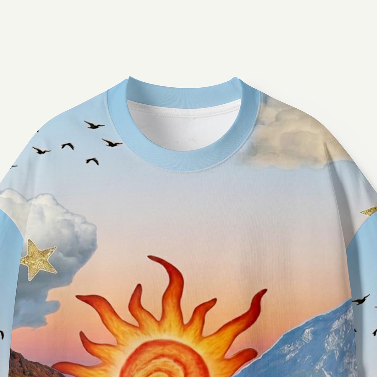 Mountain Sunrise and Bison Premium Eco Tee