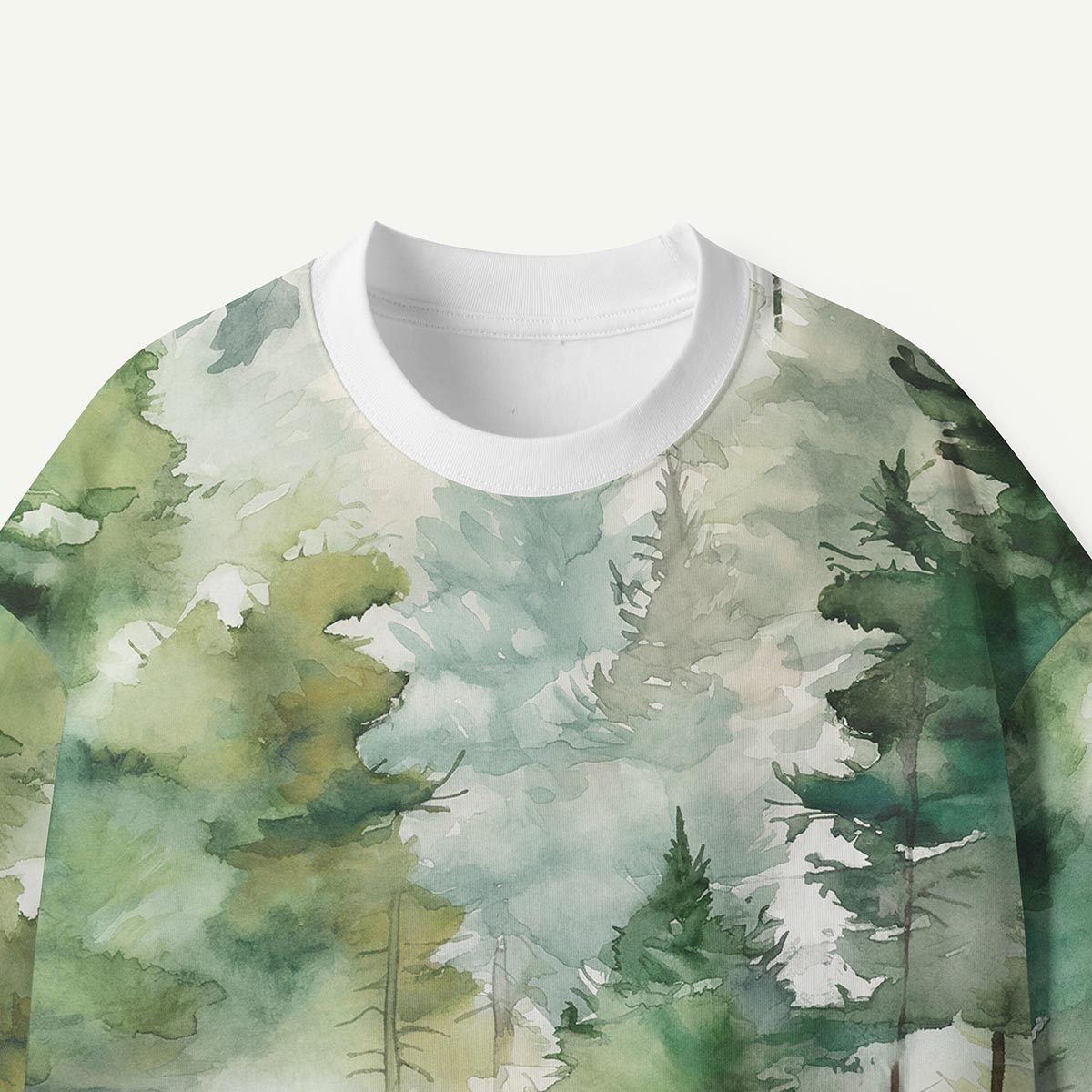 Watercolor Pine Forest Premium Eco Tee