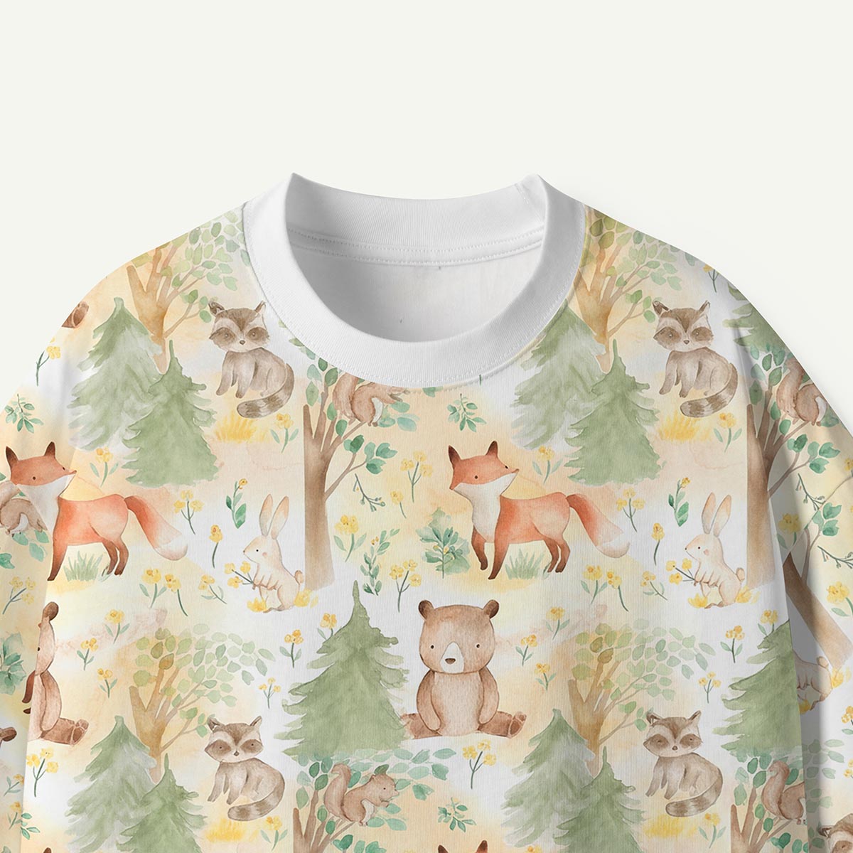 Woodland Animals and Trees Premium Eco Tee