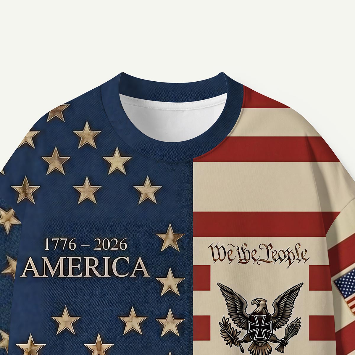 America 1776‑2026 Flag Eagle Premium Eco Tee