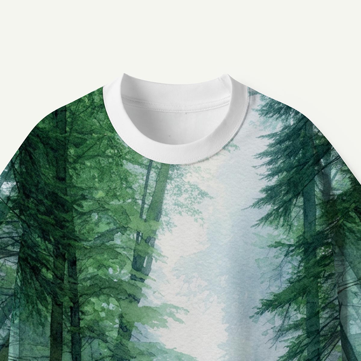 Misty Forest Deer Path Premium Eco Tee