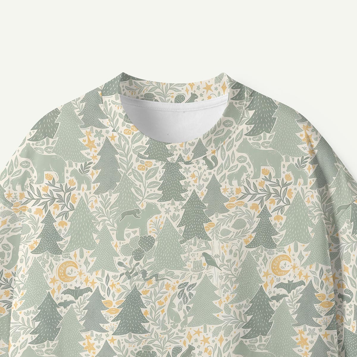 Woodland Animal All-Over Print Eco T-Shirt