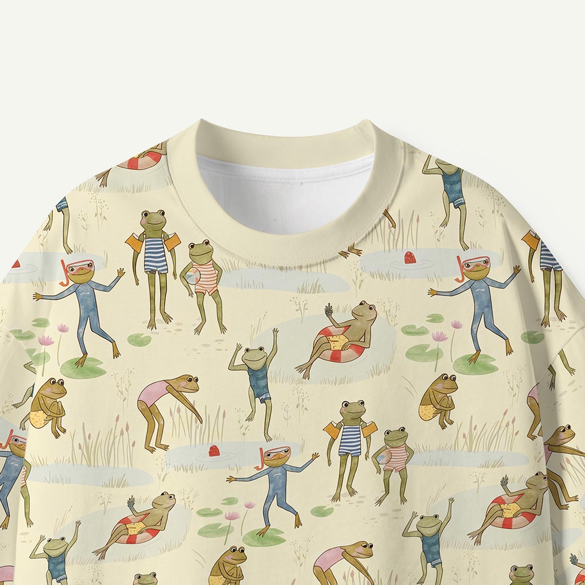 Frog Lake Scene Premium Eco Tee