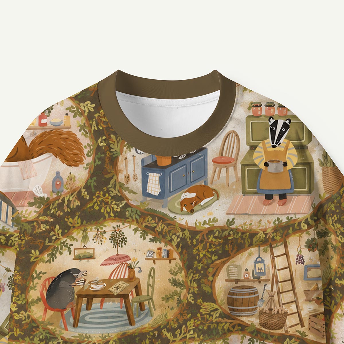 Cozy Animal Tree House Life Premium Eco Tee