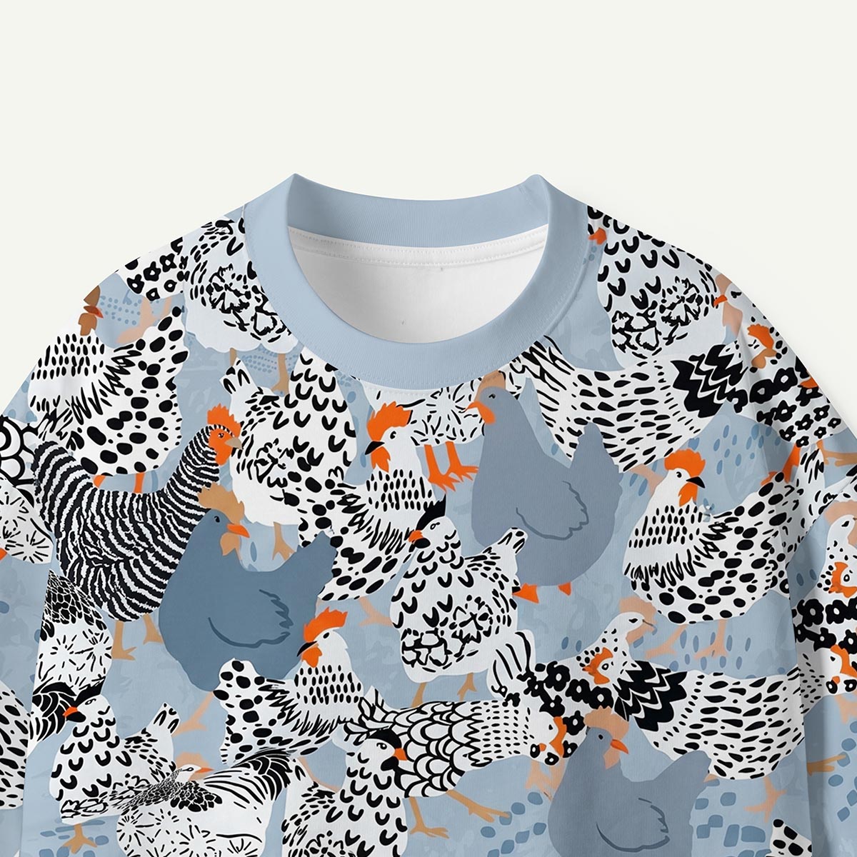 Polka Dot Hen and Chicken Premium Eco Tee