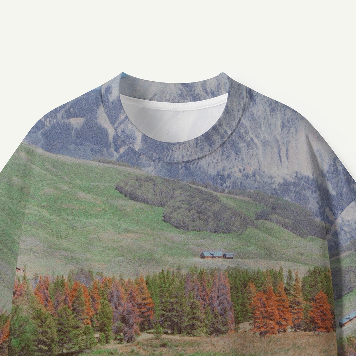 Mountain Meadow Wild Horse Landscape Premium Eco Tee