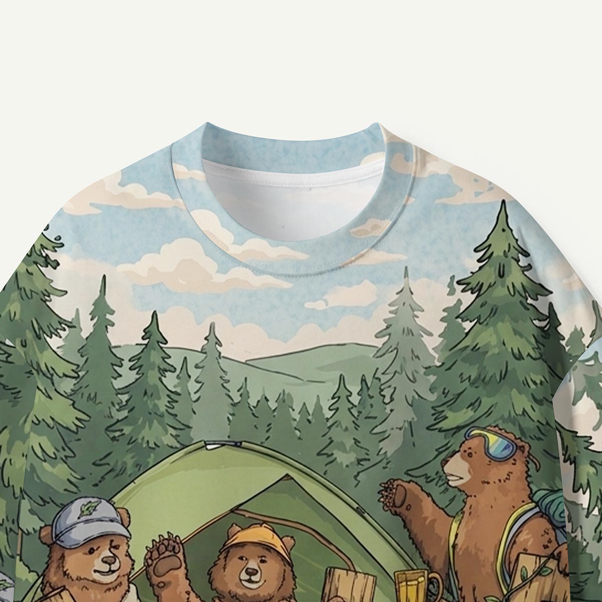 Happy Camping Bears Premium Eco Tee