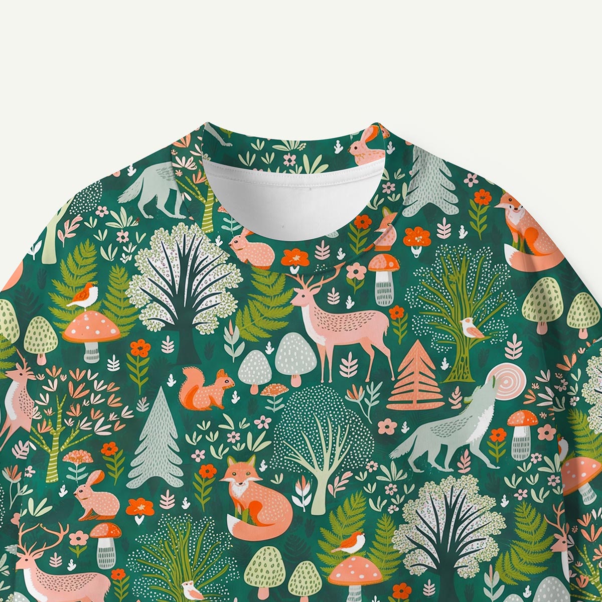 Whimsical Forest Animals Premium Eco Tee