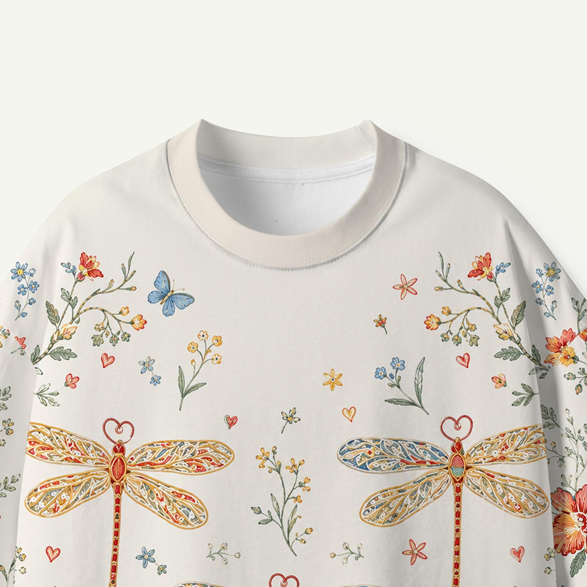 Dragonfly Wildflower Garden Premium Eco Tee