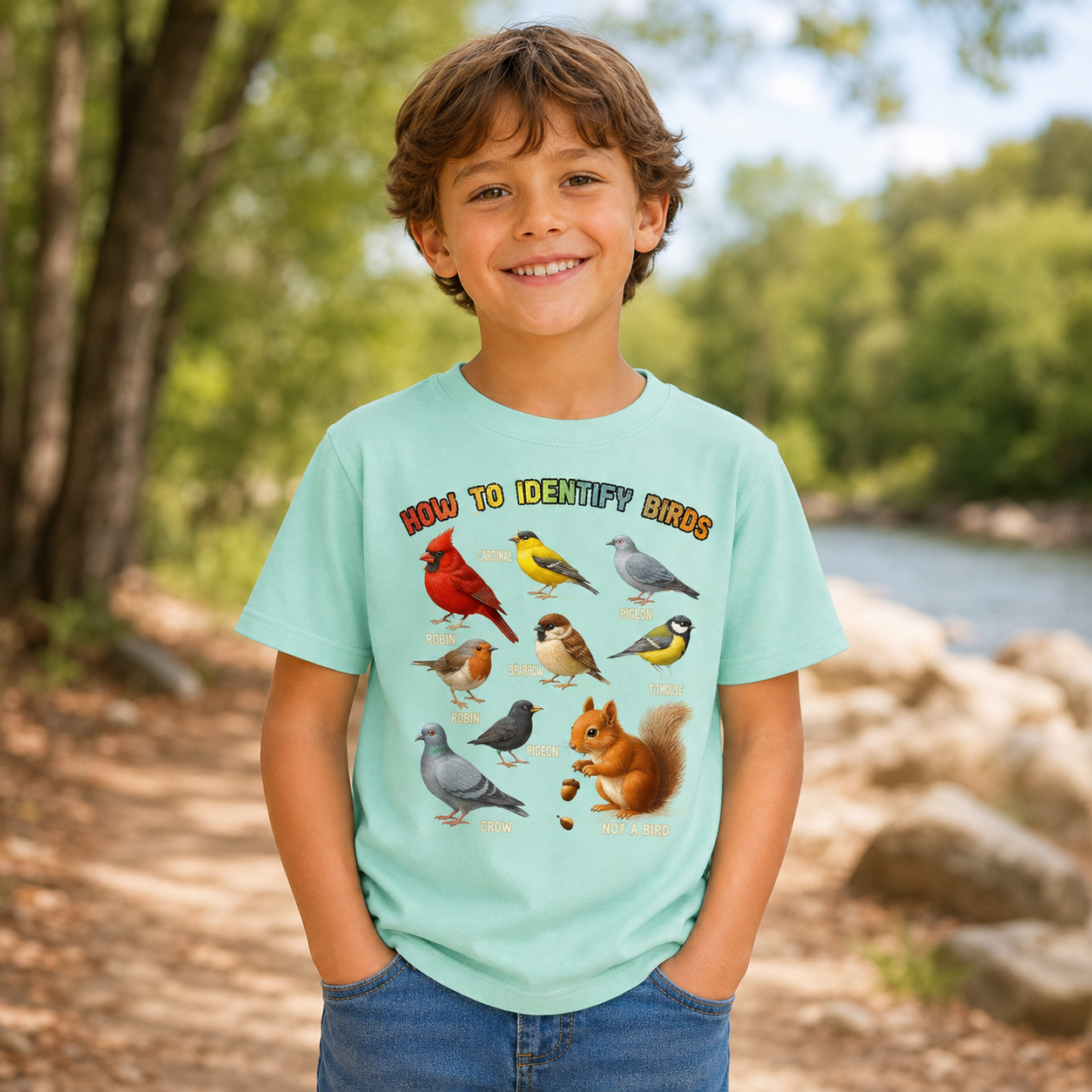 How to Identify Birds Kids T-Shirt