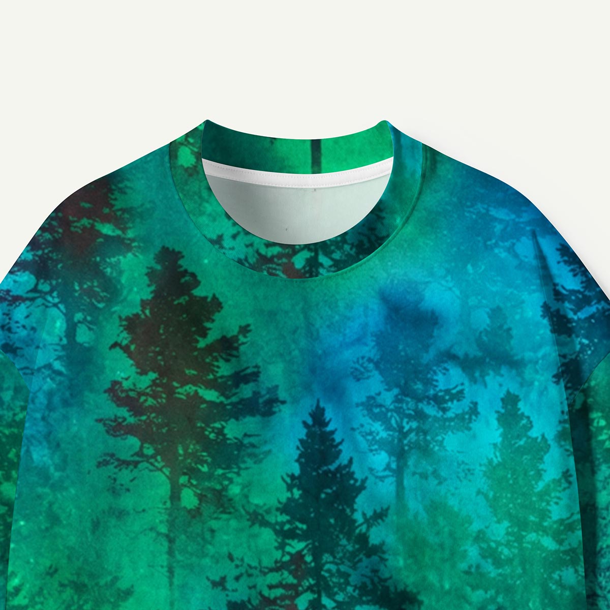 Nature Glowing Forest Tree Eco All-Over Print T-Shirt