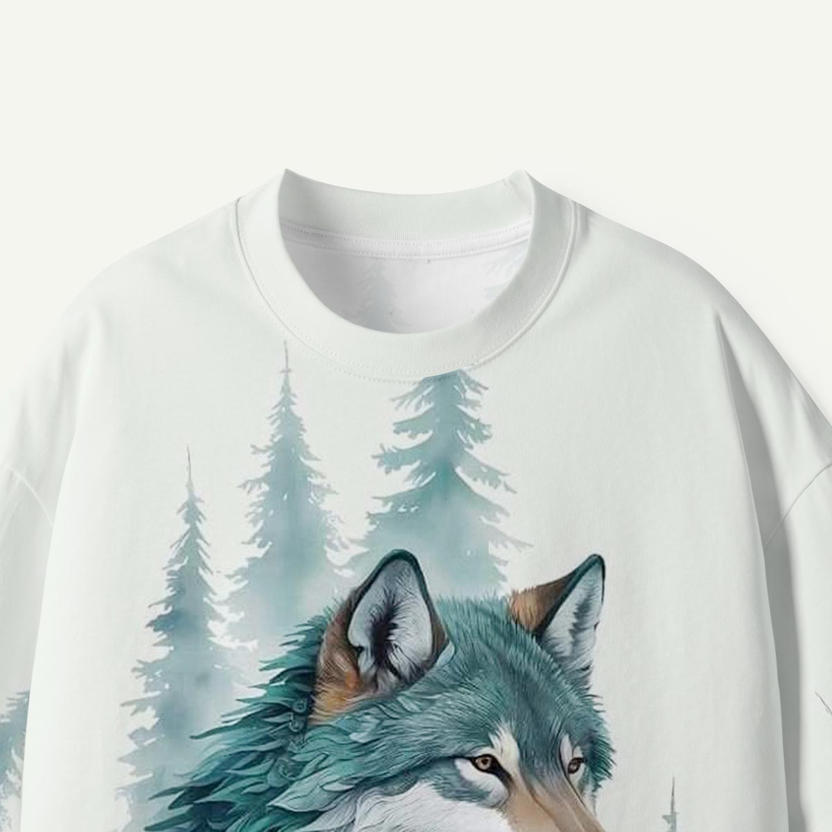 Northern Wolf Woodland Premium Eco Tee