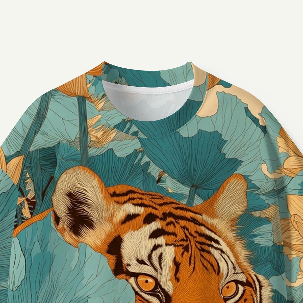 Hidden Tiger Floral Premium Eco Tee