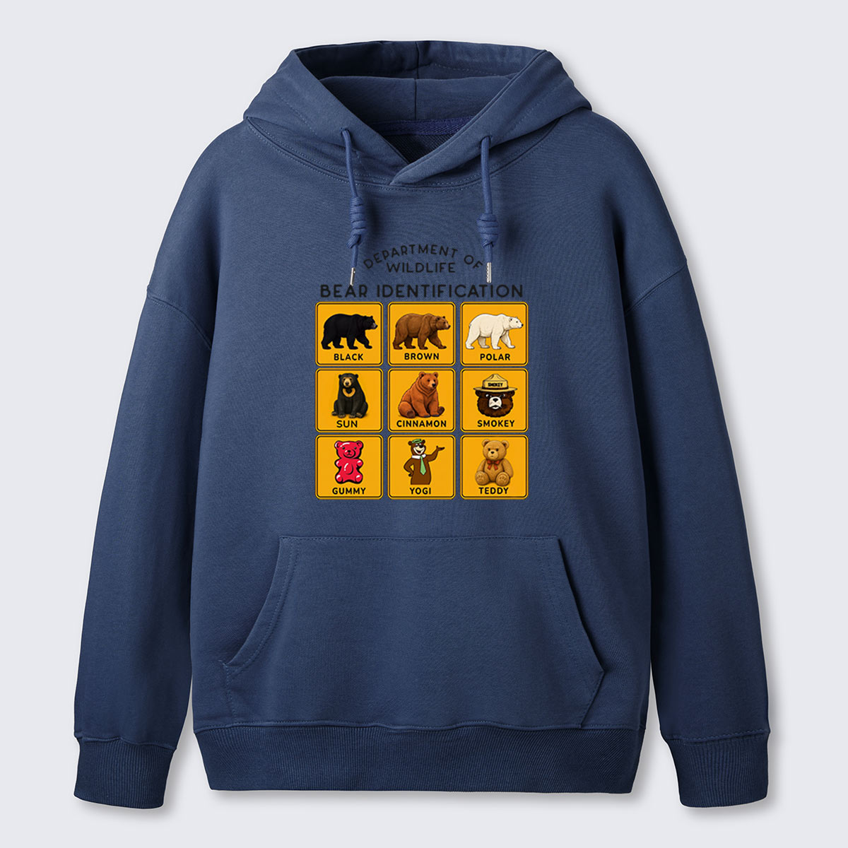 Department of Wildlife Bear Identification Gummy Bear Hoodie
