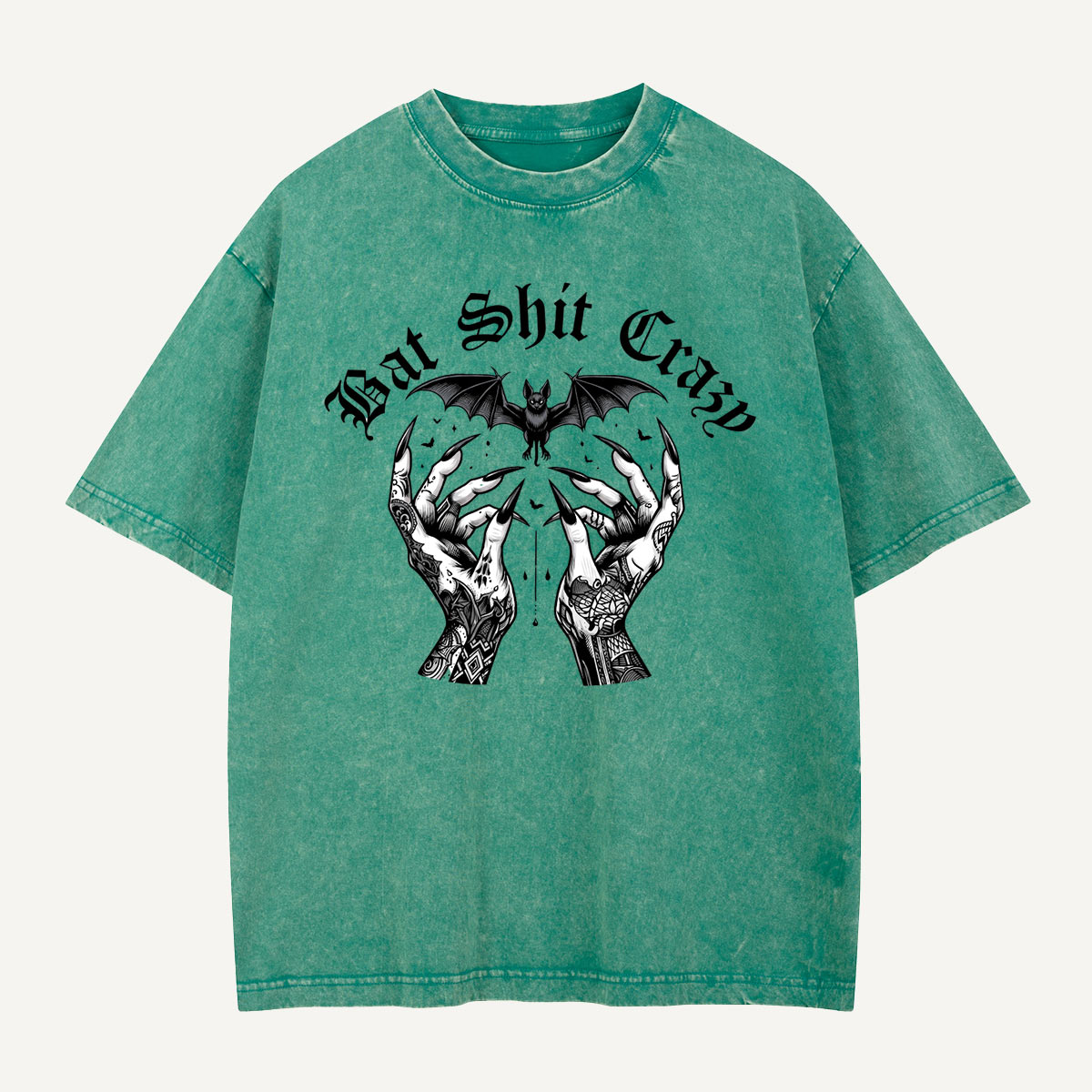 Hands Up for Bat Shit Crazy Washed T-Shirt