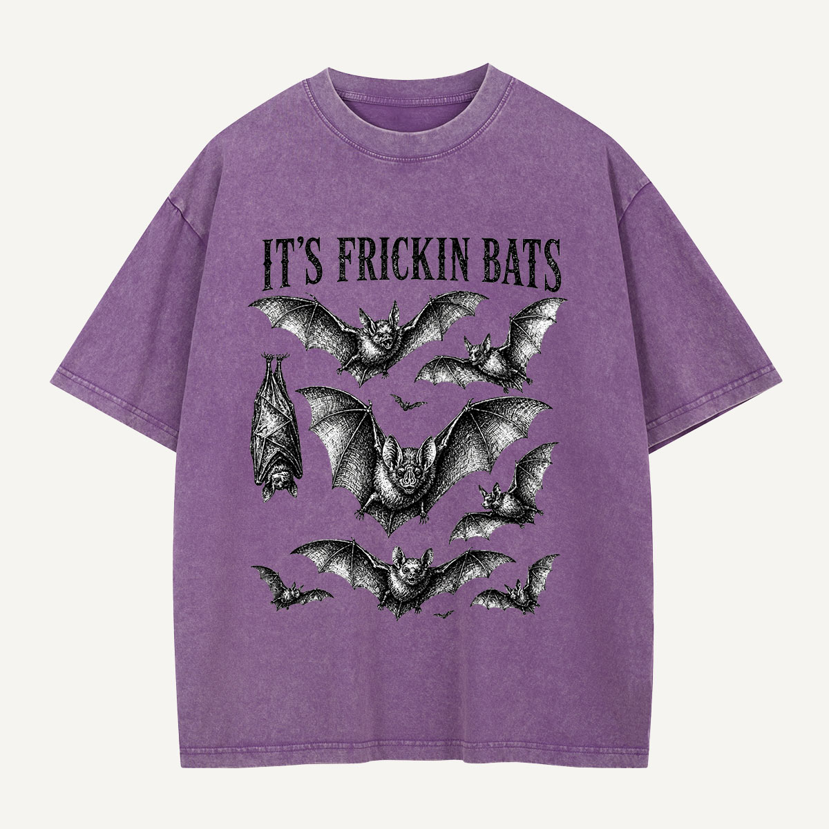 Yep, It’s Frickin Bats Washed T-Shirt(TH)