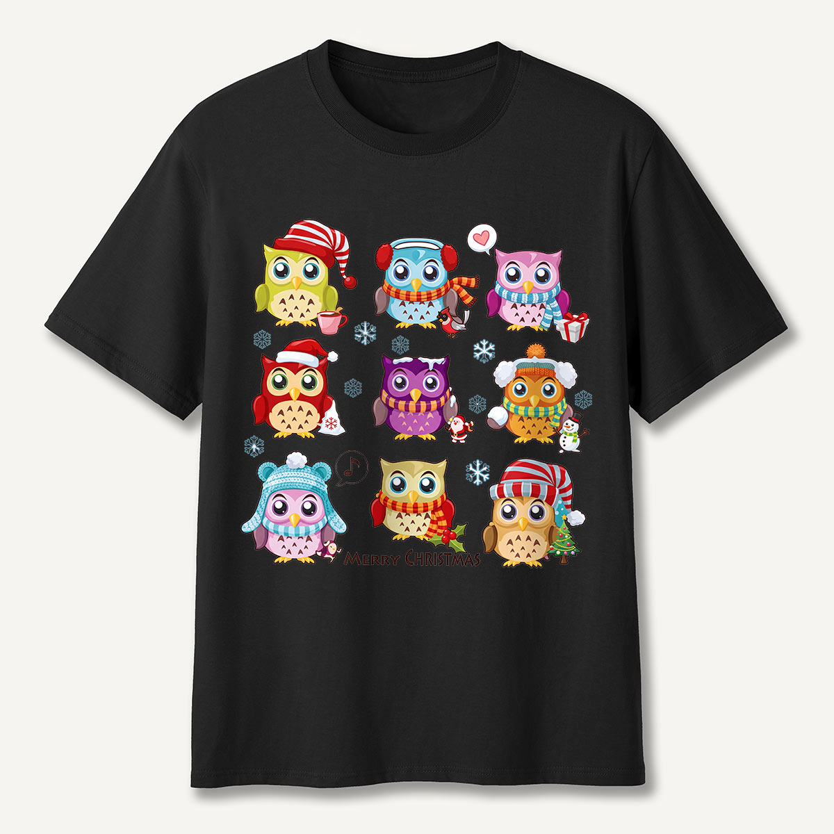 Christmas Owl Squad T-Shirt