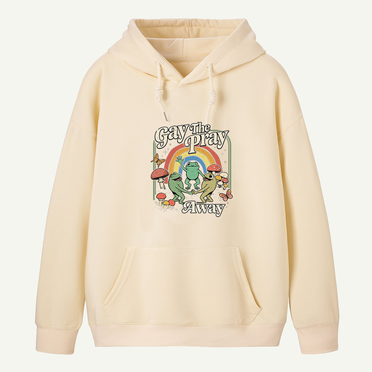 Frogs Rainbow Mushroom Hoodie