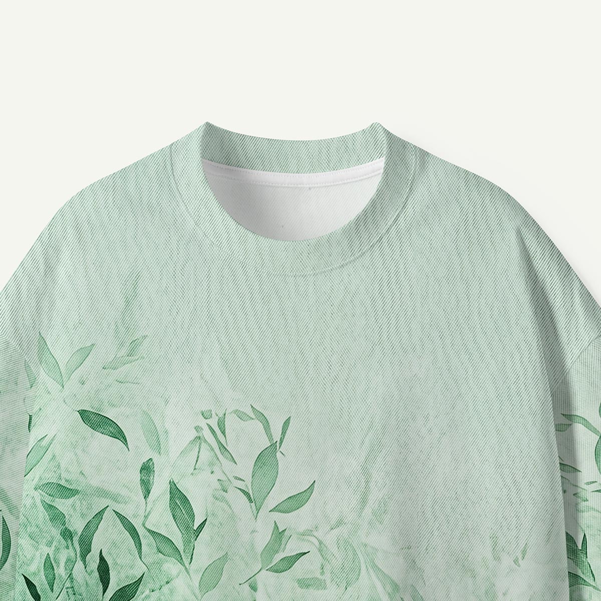 Soft Green Foliage Premium Eco Tee