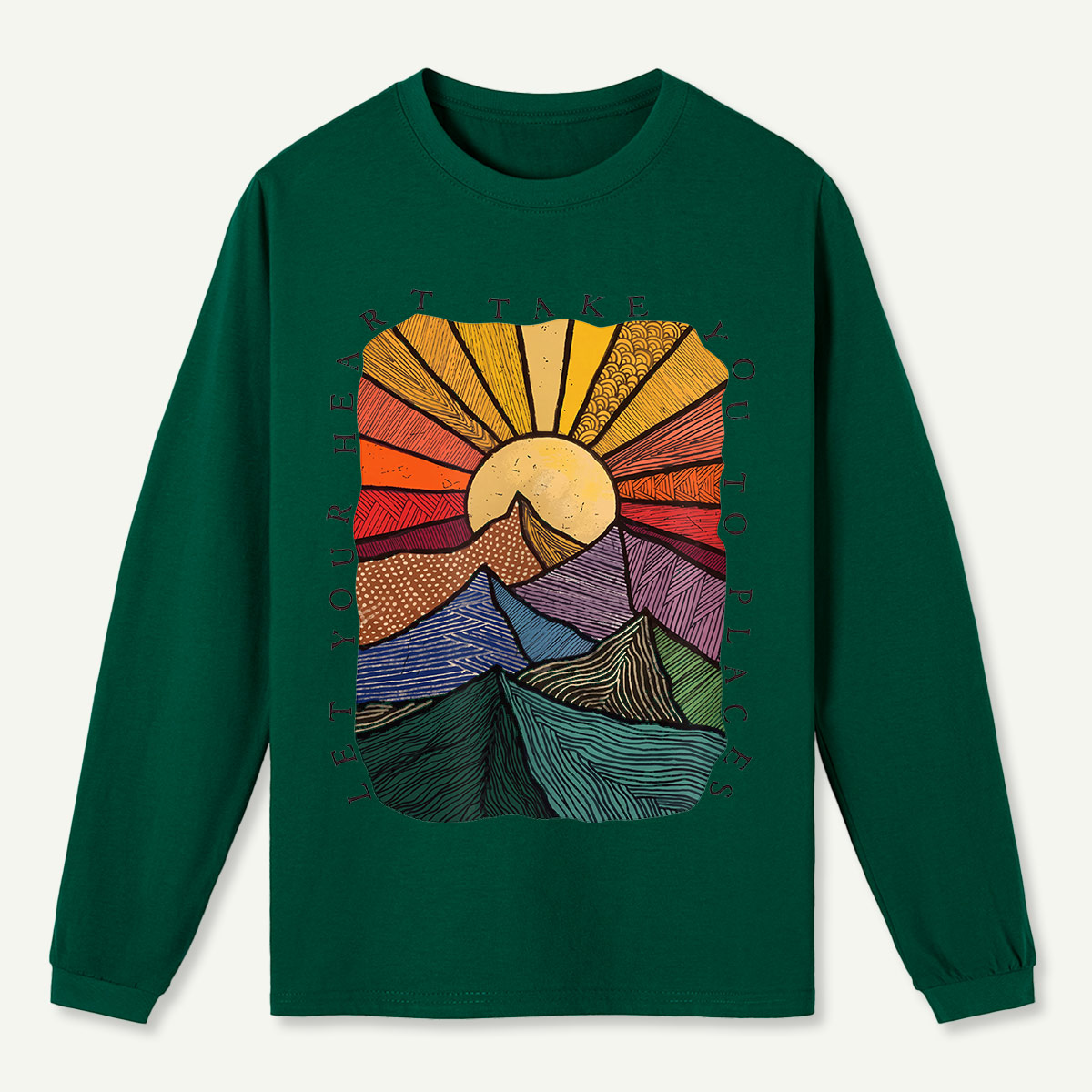 Sunrise Range Graphic Long Sleeve T-Shirt