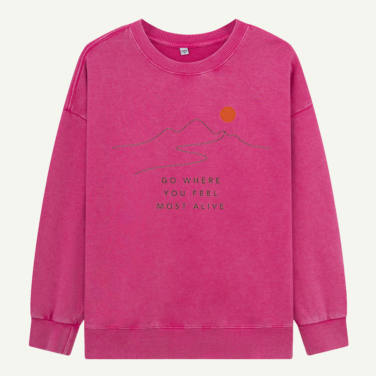 Go Where the Mountains Call Washed Sweatshirts