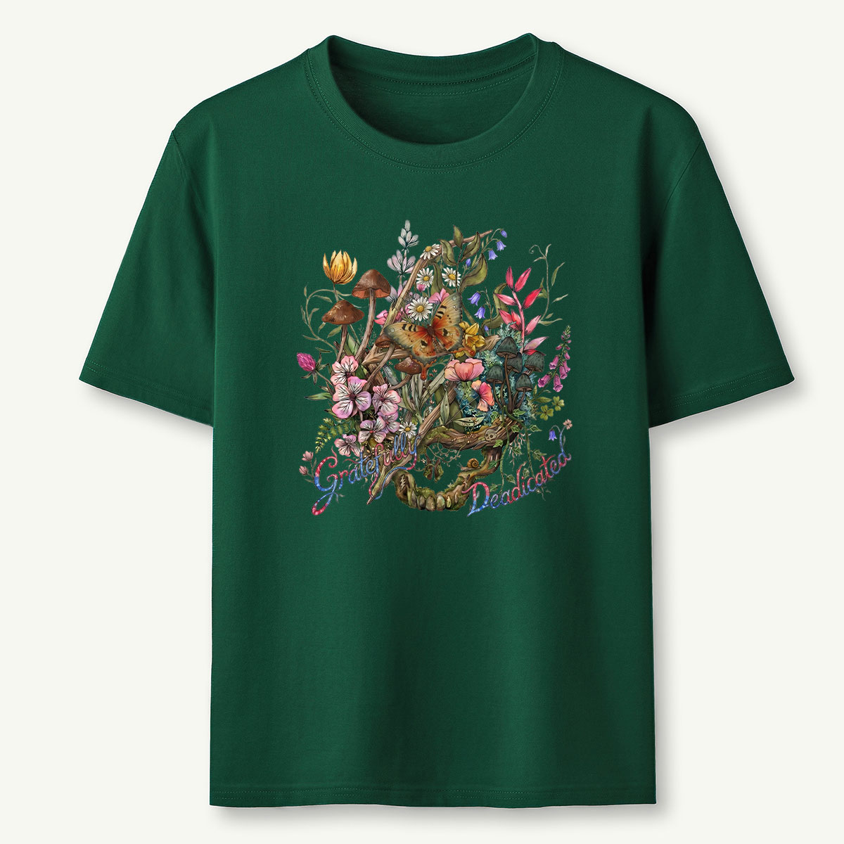 Nature Retro Psychedelic Music T-Shirt