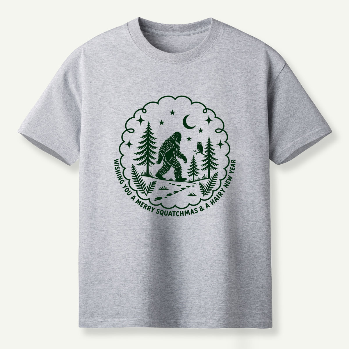 Wishing You A Merry Squatchmas And A Hairy New Year T-Shirt