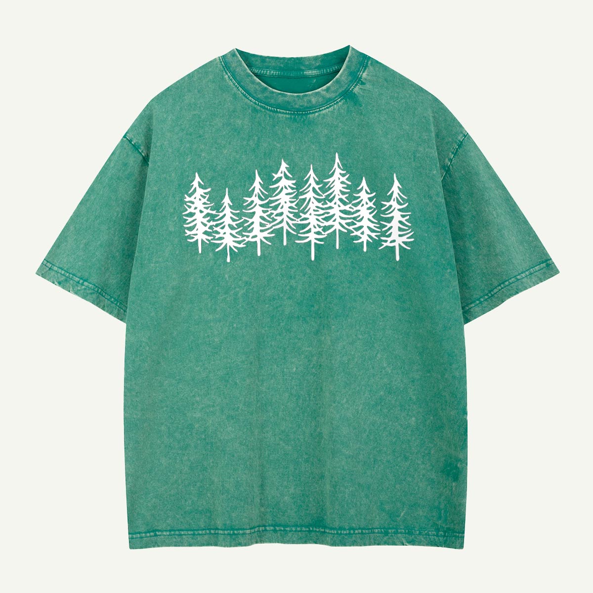 Pine Tree Line Washed T-Shirt