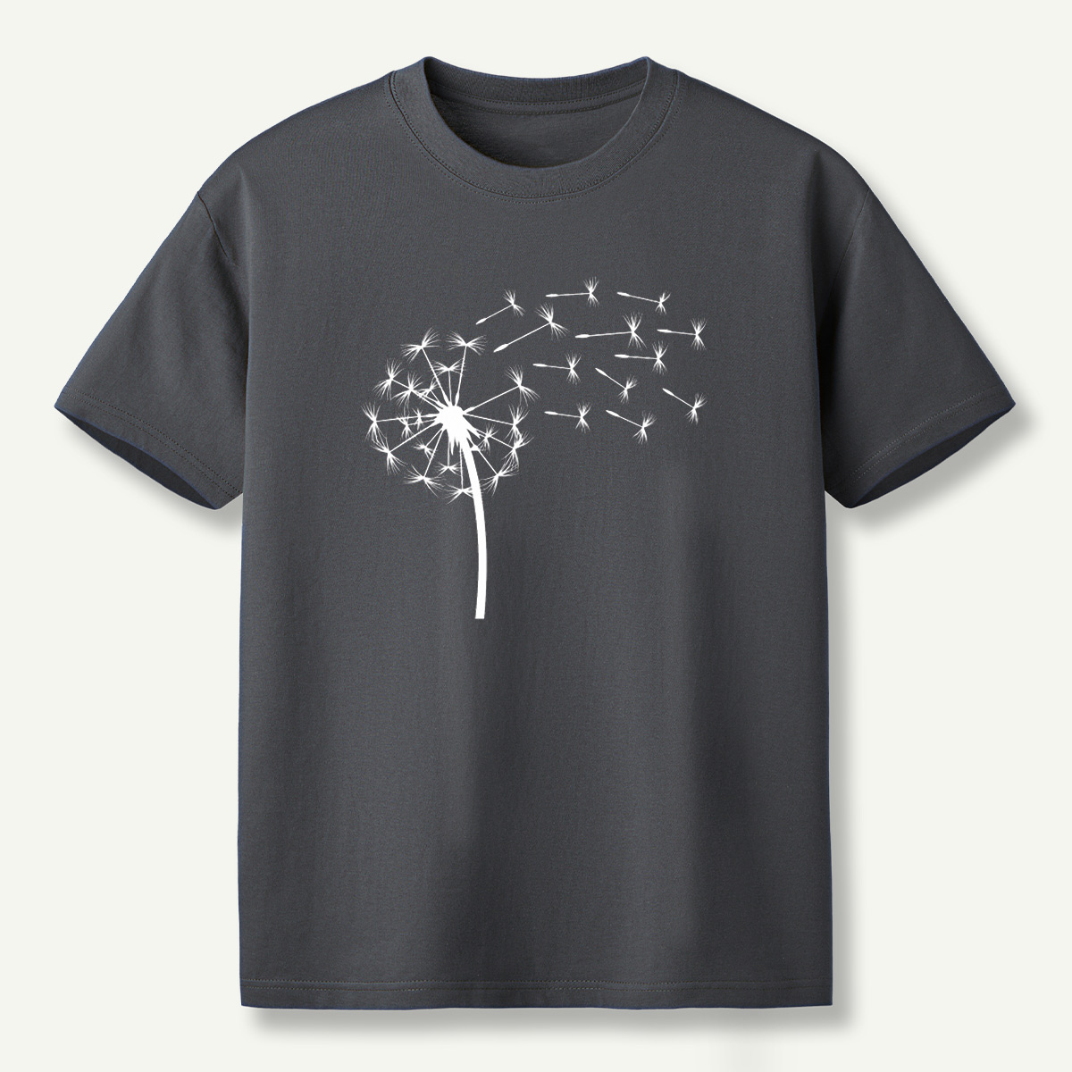 Dandelion Seeds Line Art T-Shirt